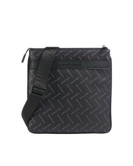 Armani Exchange tracolla con logo all over