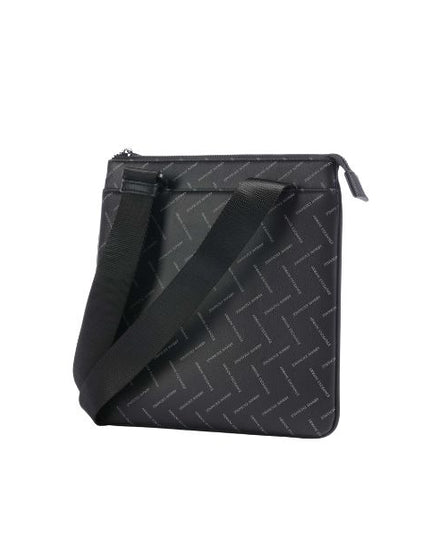 Armani Exchange tracolla con logo all over