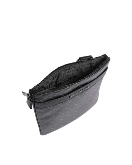 Armani Exchange tracolla con logo all over