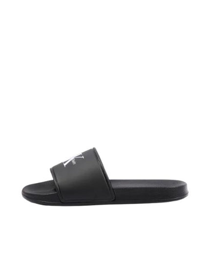 Calvin Klein slides nere in gomma con logo