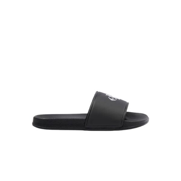 Calvin Klein slides nere in gomma con logo