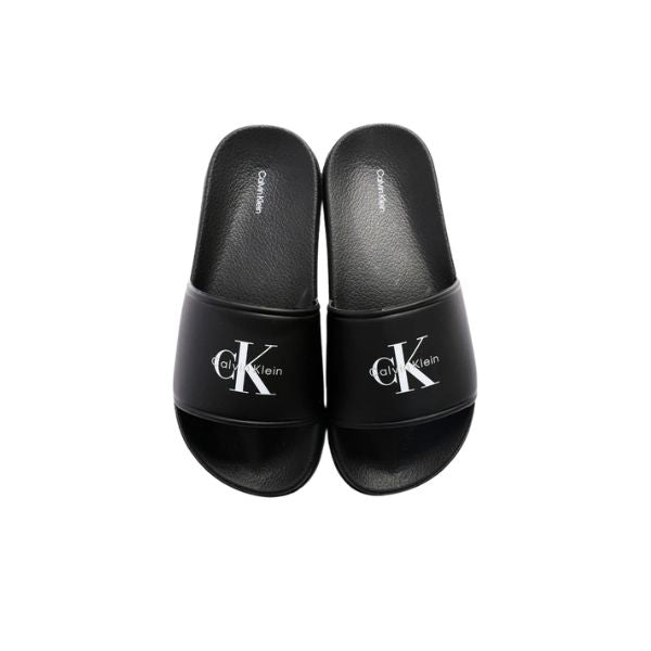Calvin Klein slides nere in gomma con logo