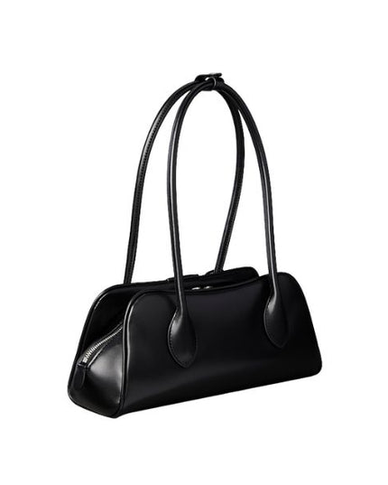Calvin Klein borsa a spalla nera con ciondolo removibile