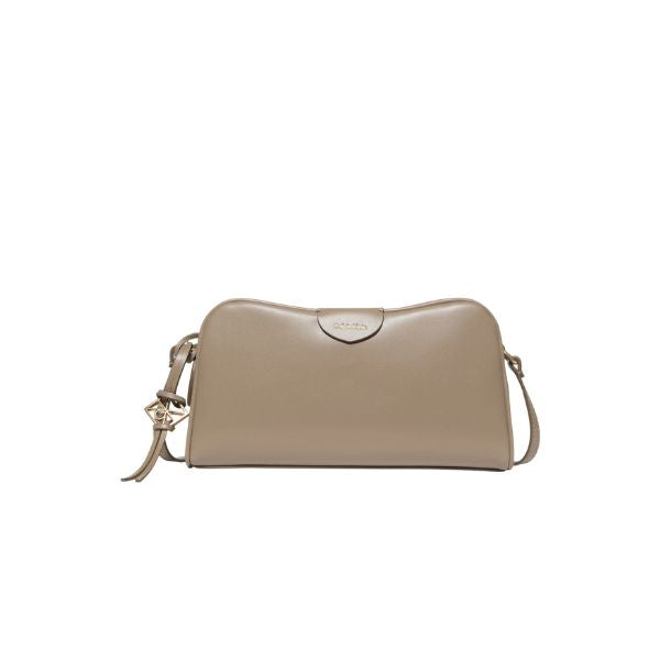 Calvin Klein borsa a tracolla taupe con ciondolo removibile
