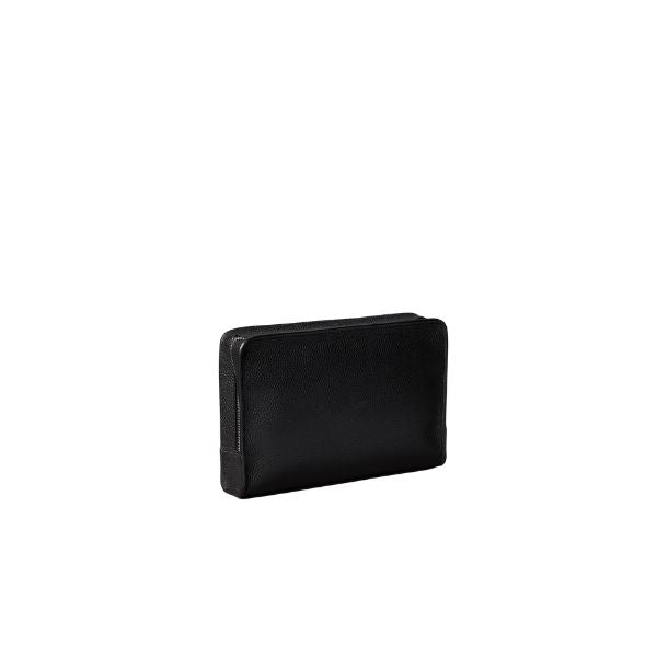 Calvin Klein pochette uomo in ecopeelle nera effetto bottalato