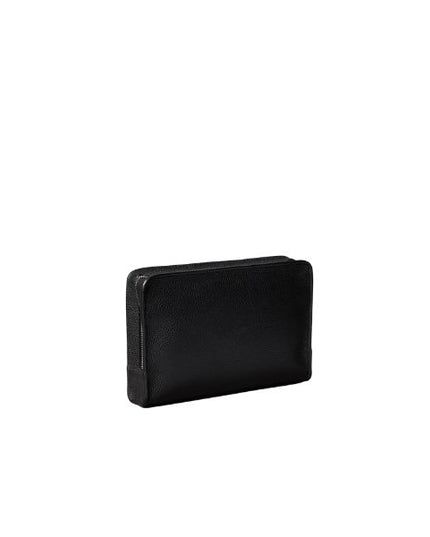 Calvin Klein pochette uomo in ecopeelle nera effetto bottalato