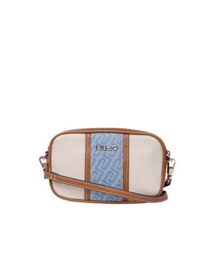 Liu Jo borsa a tracolla in canvas con fascia denim