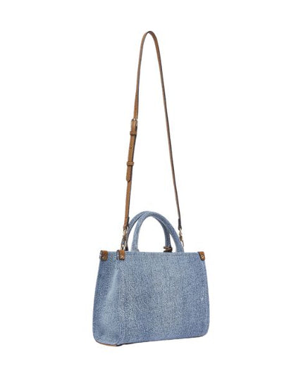 Liu Jo borsa a mano piccola in denim con charms