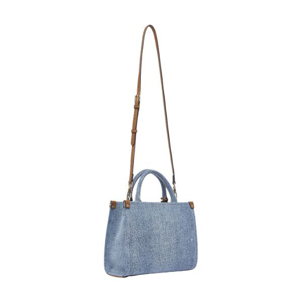 Liu Jo borsa a mano piccola in denim con charms