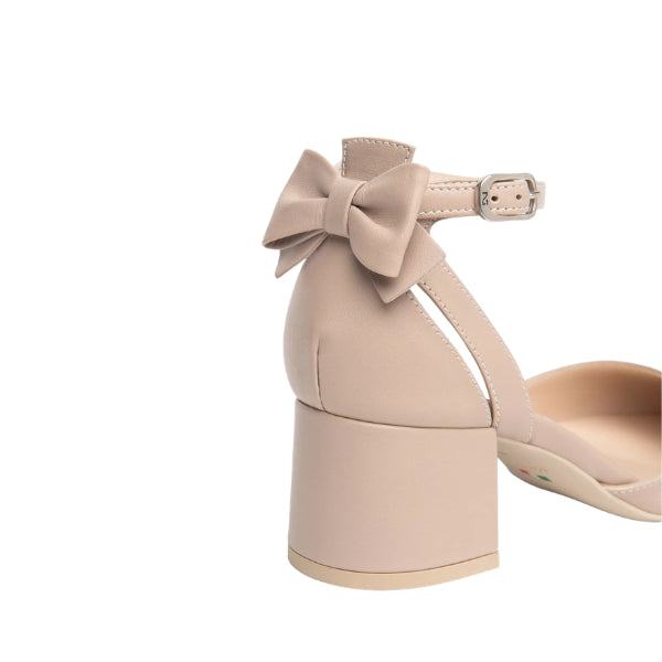 NERO GIARDINI décolleté con applicazione fiocco