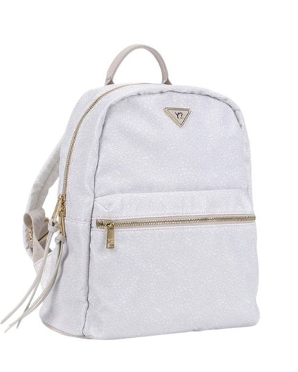 Ynot? Cloud zaino in tessuto con tasca esterna Bianco