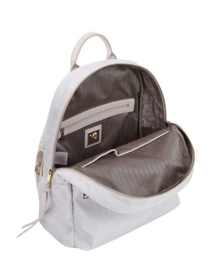 Ynot? Cloud zaino in tessuto con tasca esterna Bianco
