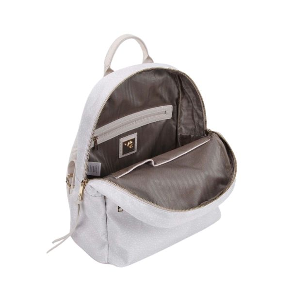 Ynot? Cloud zaino in tessuto con tasca esterna Bianco