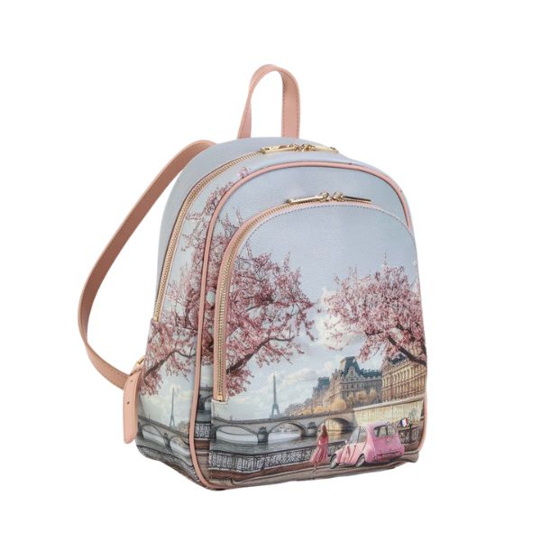 Ynot? Yes zaino con stampa Paris en Rose