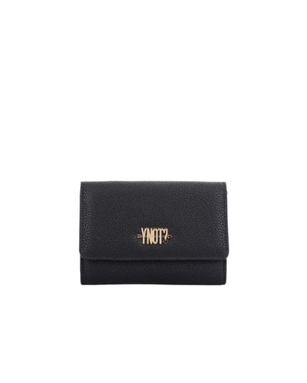 Ynot? Zante portafogli con patta Nero