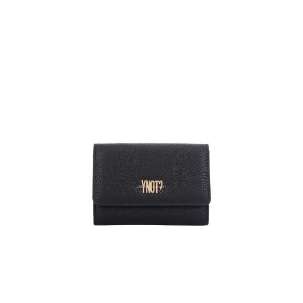 Ynot? Zante portafogli con patta Nero