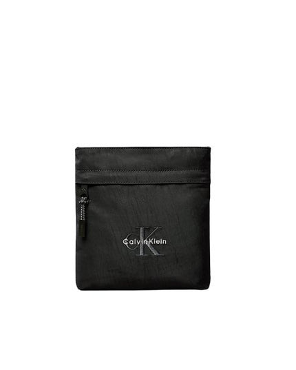 Calvin Klein tracolla uomo in nylon con logo ricamato