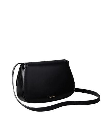 Calvin Klein borsa a tracolla con patta nera