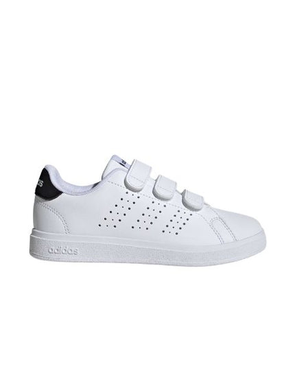 Adidas Advantage Base 2.0 Kids sneakers bianche con strappi