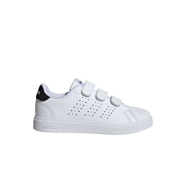 Adidas Advantage Base 2.0 Kids sneakers bianche con strappi