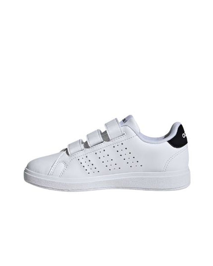 Adidas Advantage Base 2.0 Kids sneakers bianche con strappi