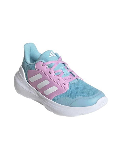 Adidas Tensaur Run 3.0 sneakers in mesh celeste e lilla