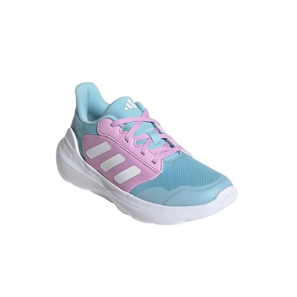 Adidas Tensaur Run 3.0 sneakers in mesh celeste e lilla