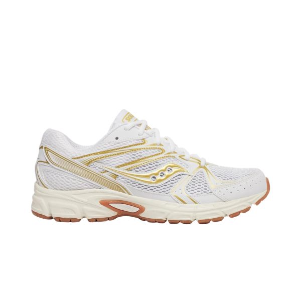 Saucony Ride Millennium sneakers bianco oro
