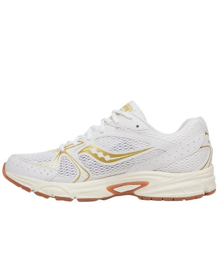 Saucony Ride Millennium sneakers bianco oro