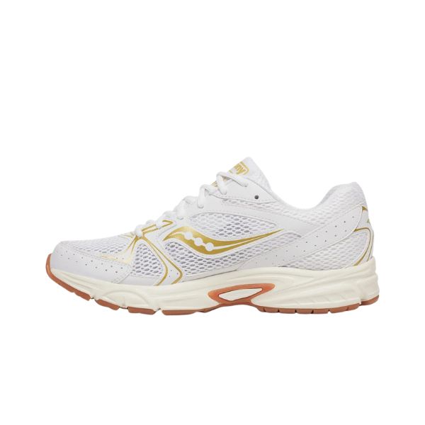 Saucony Ride Millennium sneakers bianco oro