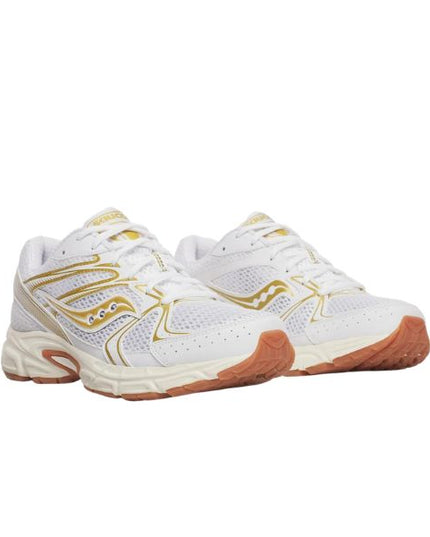 Saucony Ride Millennium sneakers bianco oro