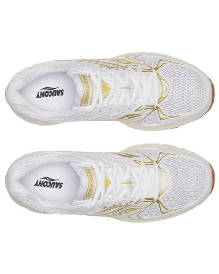 Saucony Ride Millennium sneakers bianco oro