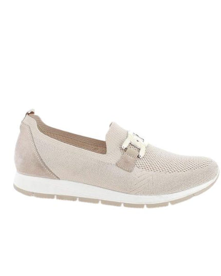 Enval Soft scarpe slip on in tessuto beige