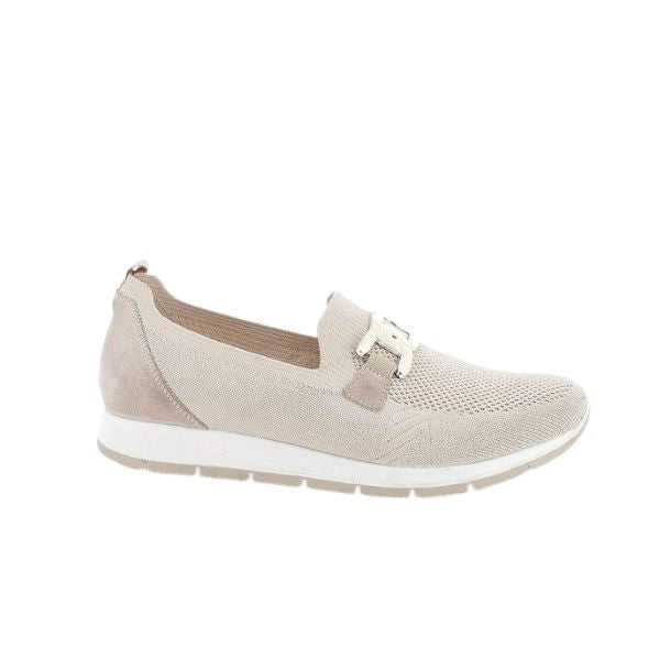 Enval Soft scarpe slip on in tessuto beige
