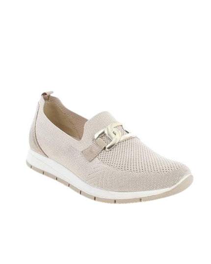 Enval Soft scarpe slip on in tessuto beige