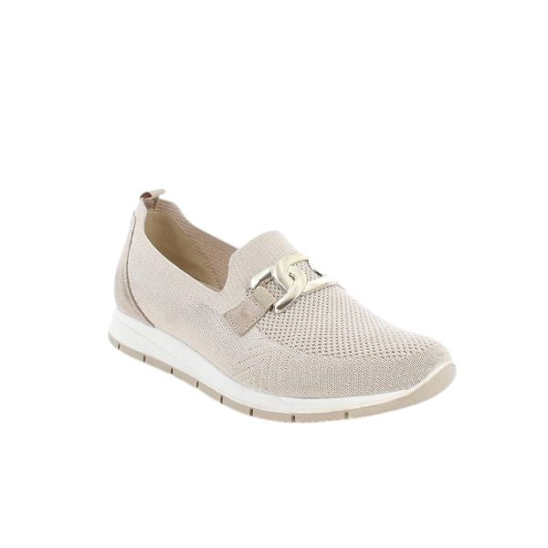 Enval Soft scarpe slip on in tessuto beige