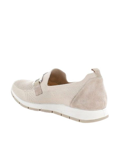 Enval Soft scarpe slip on in tessuto beige