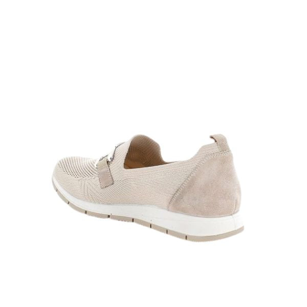 Enval Soft scarpe slip on in tessuto beige