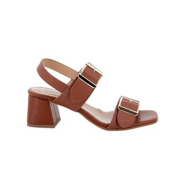 Igi&co sandali con tacco a blocco marroni