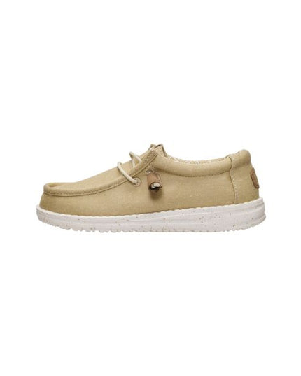 Hey Dude Wally Y Stretch Canvas mocassini in tessuto con lacci elastici