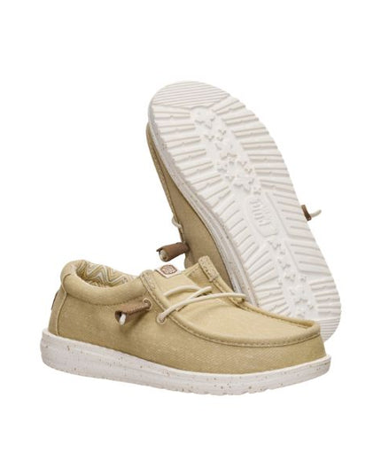 Hey Dude Wally Y Stretch Canvas mocassini in tessuto con lacci elastici