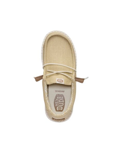 Hey Dude Wally Y Stretch Canvas mocassini in tessuto con lacci elastici