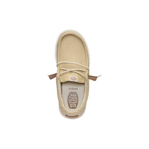Hey Dude Wally Y Stretch Canvas mocassini in tessuto con lacci elastici