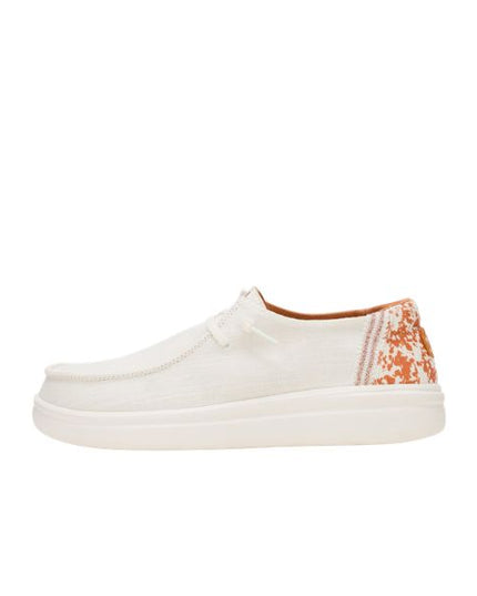 Hey Dude Wendy Rise Animal mocassini in tessuto con lacci elastici