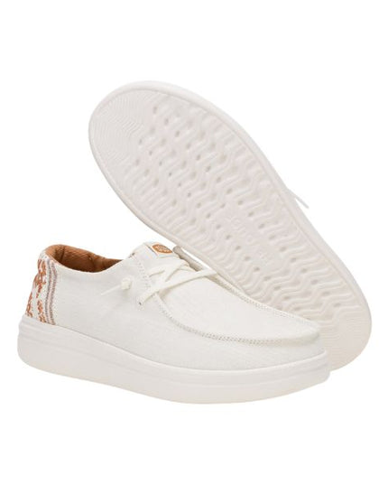 Hey Dude Wendy Rise Animal mocassini in tessuto con lacci elastici