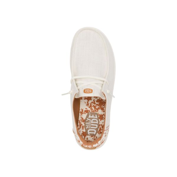 Hey Dude Wendy Rise Animal mocassini in tessuto con lacci elastici