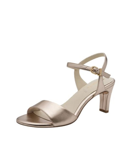 Tamaris sandali con cinturino e tacco gold