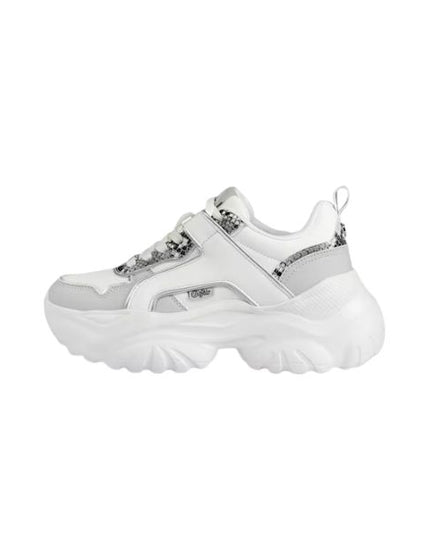 Buffalo Sneaker Chunky con Texture Pitonata