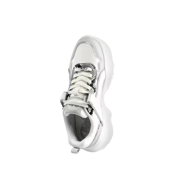 Buffalo Sneaker Chunky con Texture Pitonata