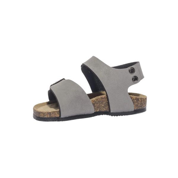 Goldstar sandali in pelle con doppia fibbia grigio